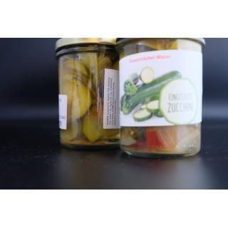 eingelegte Zucchini klein