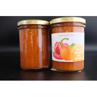Paprika Aprikosensauce mit Chilli